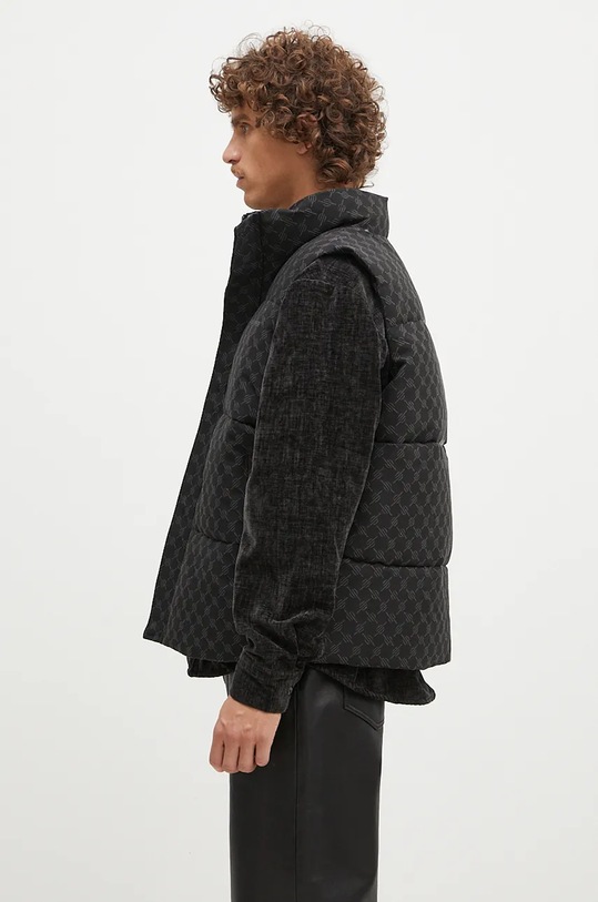 Daily Paper vest Pondo Cotton Monogram Bodywarmer 2421107 black AW24