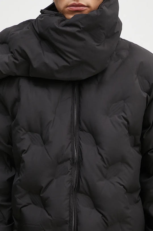 Péřová bunda Daily Paper Ayan Monogram Puffer Jacket černá 2421035