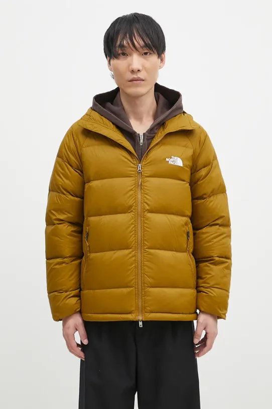 Péřová bunda The North Face Hydrenalite Down Hoodie přechodné zelená NF0A5GIE1OB1