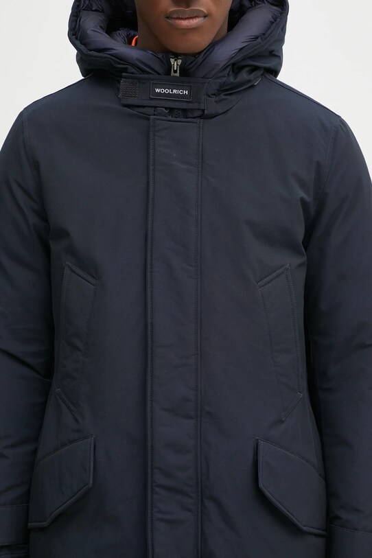 Jakna Woolrich Polar High Collar Parka mornarsko plava CFWOOU0487MRUT0001.UT00