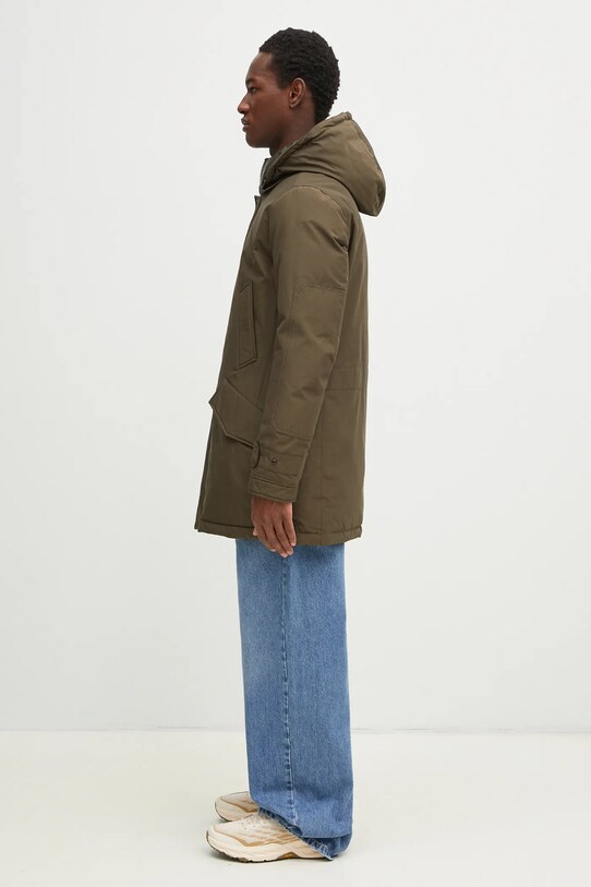 Woolrich kurtka Polar High Collar Parka CFWOOU0487MRUT0001.UT00 zielony AW24