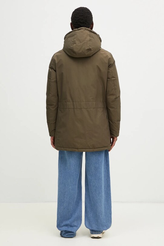 Odzież Woolrich kurtka Polar High Collar Parka CFWOOU0487MRUT0001.UT00 zielony
