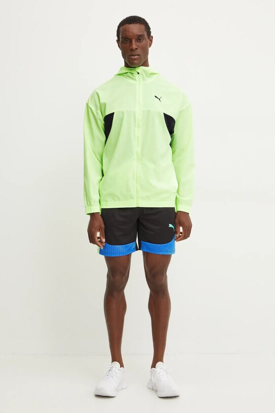 Puma kurtka treningowa Always On 525724 zielony AW24