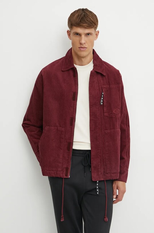 Джинсово яке adidas Originals без изолация бордо JN1265