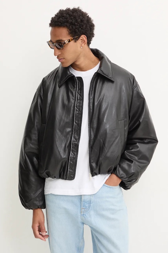 Nanushka jacket ASGER black NM24PFJK00199