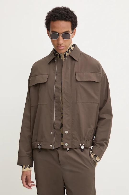 Куртка Nanushka EMERIC коричневий NM24PFJK00797