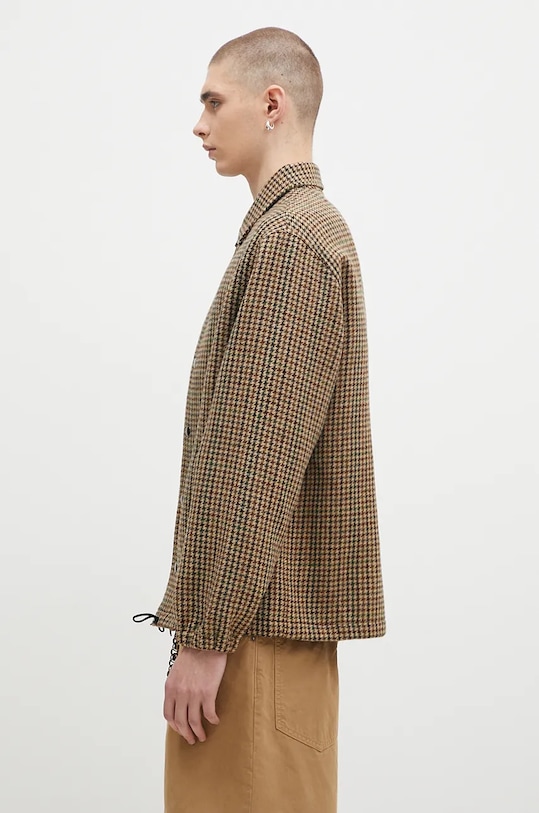 Vlněná bunda DARKPARK Joe MJA04.FAW07.8586 béžová AW24