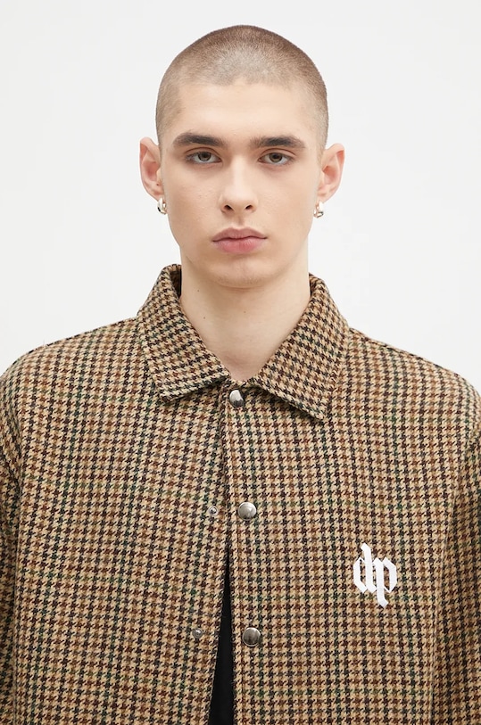 Vlněná bunda DARKPARK Joe béžová MJA04.FAW07.8586