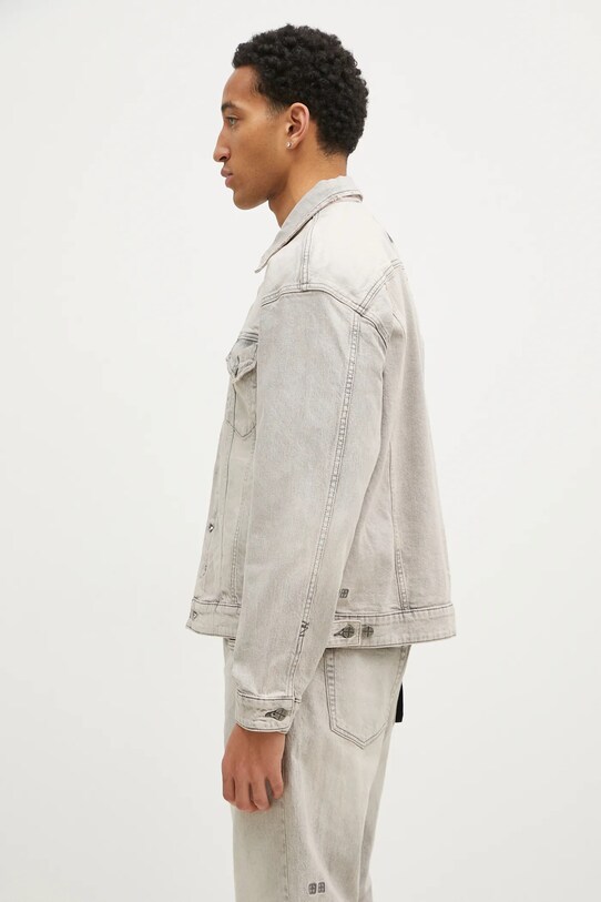 KSUBI geacă din denim Oh G Jacket Pluto MPF24JK005 gri AW24