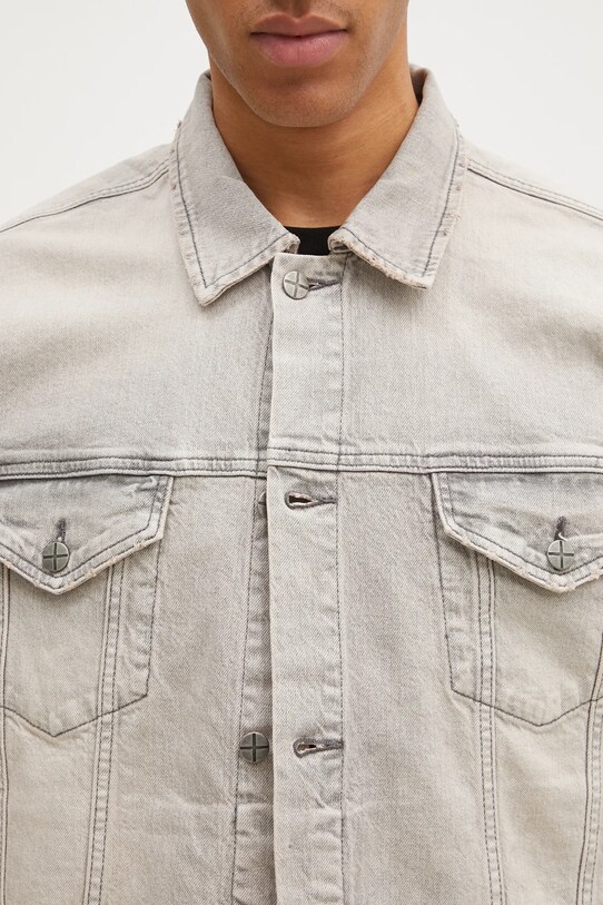 KSUBI geacă din denim Oh G Jacket Pluto gri MPF24JK005