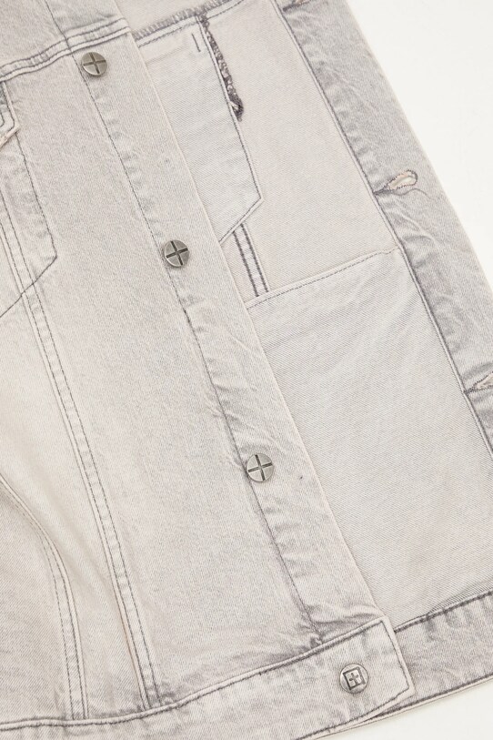 KSUBI geacă din denim Oh G Jacket Pluto MPF24JK005 gri