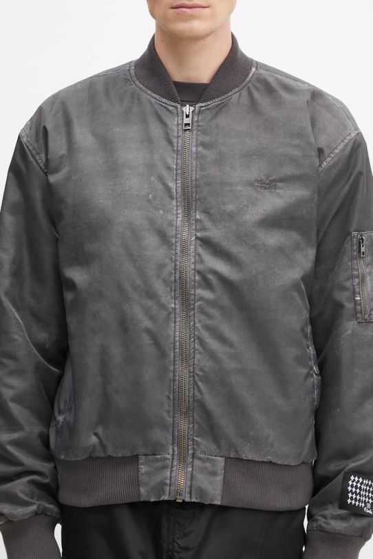 KSUBI giacca bomber Royalty Bomber MFA24JK012 grigio