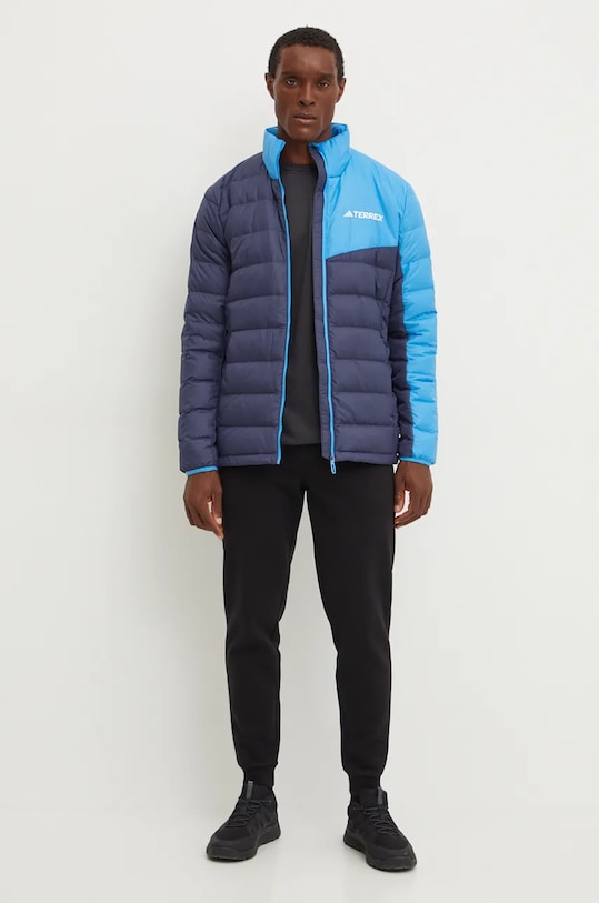 Páperová športová bunda adidas TERREX Multi JI9247 tmavomodrá AW24