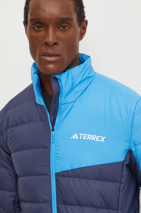 Páperová športová bunda adidas TERREX Multi tmavomodrá JI9247