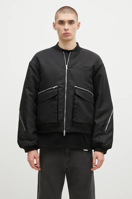 Represent bomber jacket Zip Back Bomber Jacket oversize black MLM1036.001