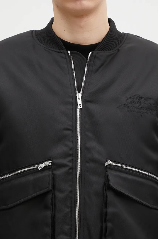 Яке бомбър Represent Zip Back Bomber Jacket черен MLM1036.001
