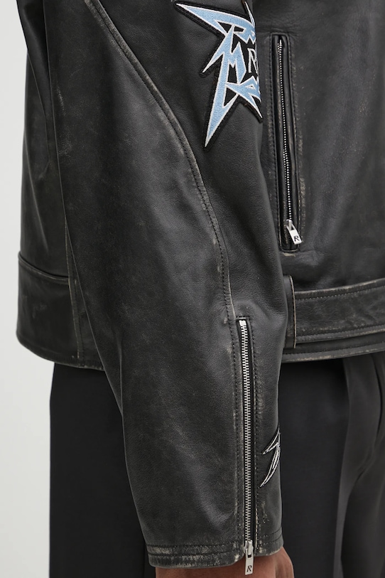 Represent ramoneska skórzana Metallica Leather Jacket MLM173.001