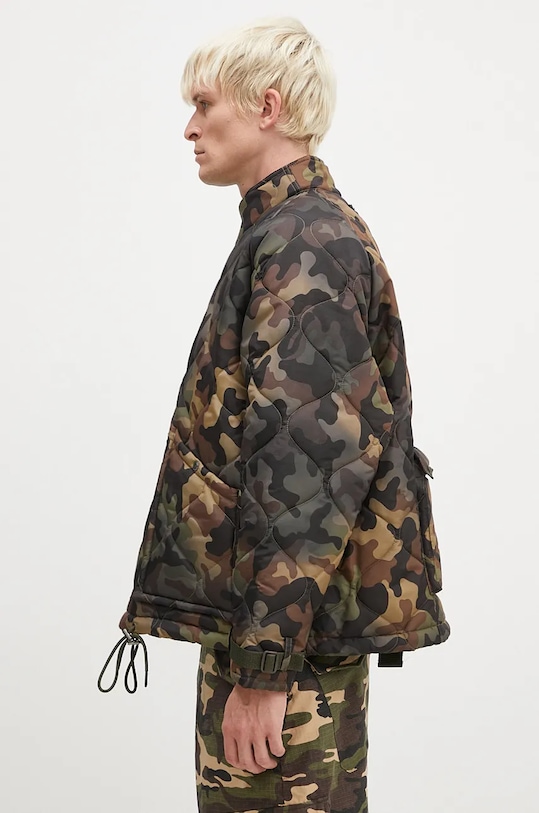 Andersson Bell jacket Multi-Pocket Camouflage Quilted Jumper awa617m green AW24