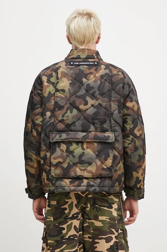 Clothing Andersson Bell jacket Multi-Pocket Camouflage Quilted Jumper awa617m green