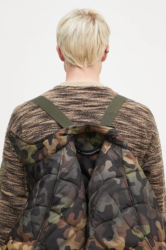 Andersson Bell jacket Multi-Pocket Camouflage Quilted Jumper awa617m