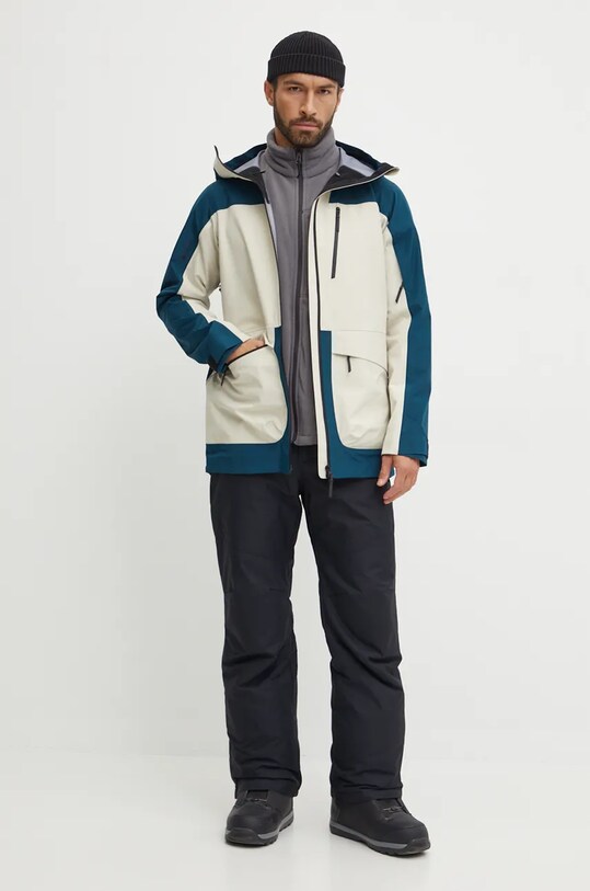 Lyžařská bunda Peak Performance Vertical Gore zimní sporty béžová G80357