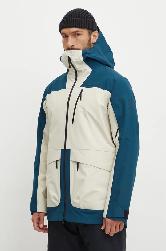 Lyžařská bunda Peak Performance Vertical Gore G80357 béžová AW24