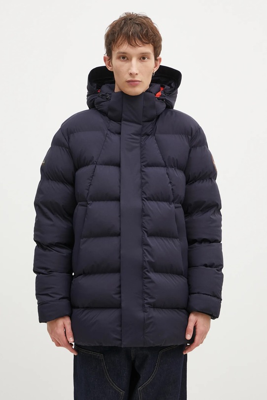 Bunda Napapijri 20-22 Puf L s kapucí námořnická modř NP0A4HEJ1761