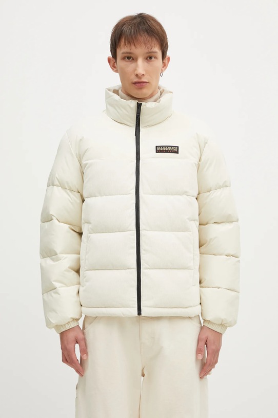 Napapijri giacca A-Argient foderato beige NP0A4I1MN1J1