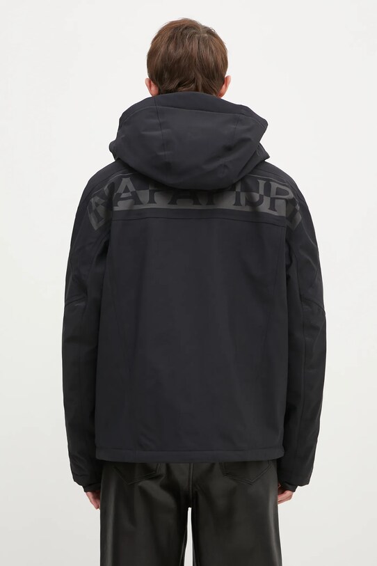 Ρούχα Μπουφάν Napapijri Rainforest Tech Op NP0A4IAF0411 μαύρο
