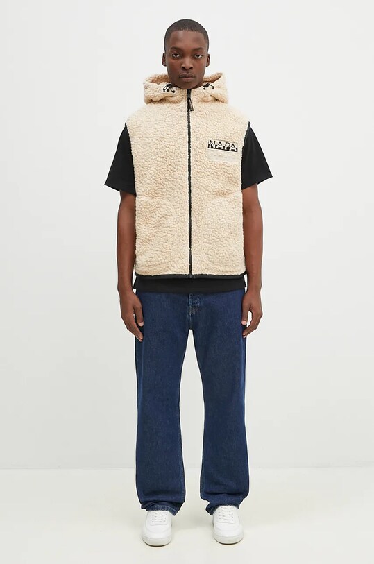 Αμάνικο από μείγμα μαλλιού Napapijri T-Jaman V NP0A4HZMN1J1