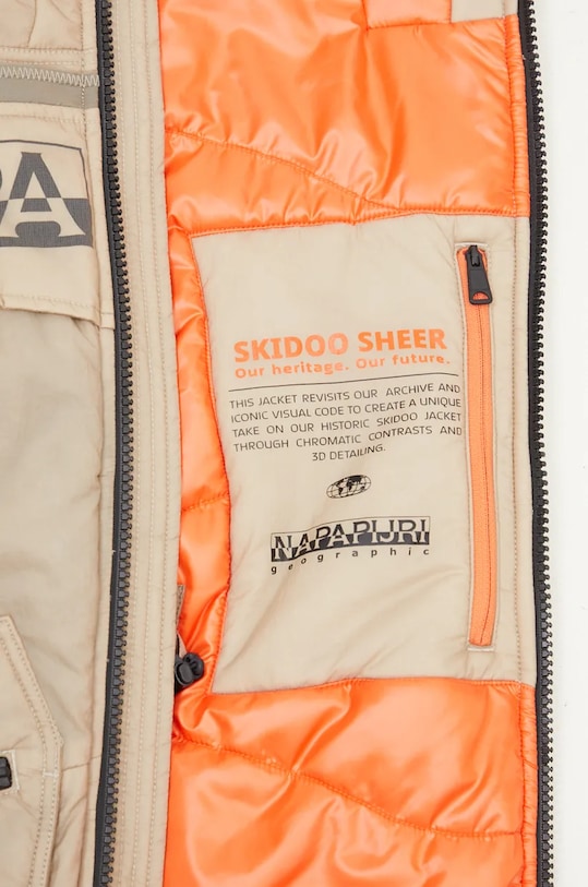 Μπουφάν Napapijri Skidoo Sheer NP0A4IAEN1I1 μπεζ