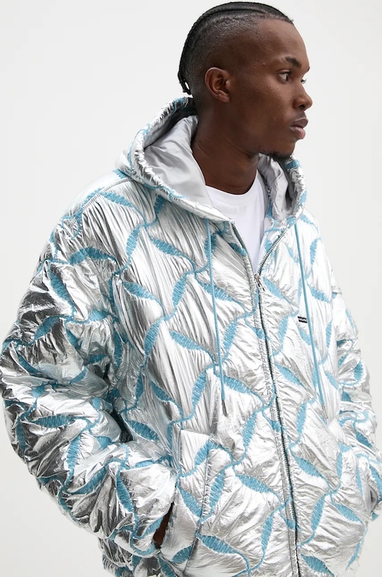 BLUEMARBLE geaca argintiu JA68.PL32B24