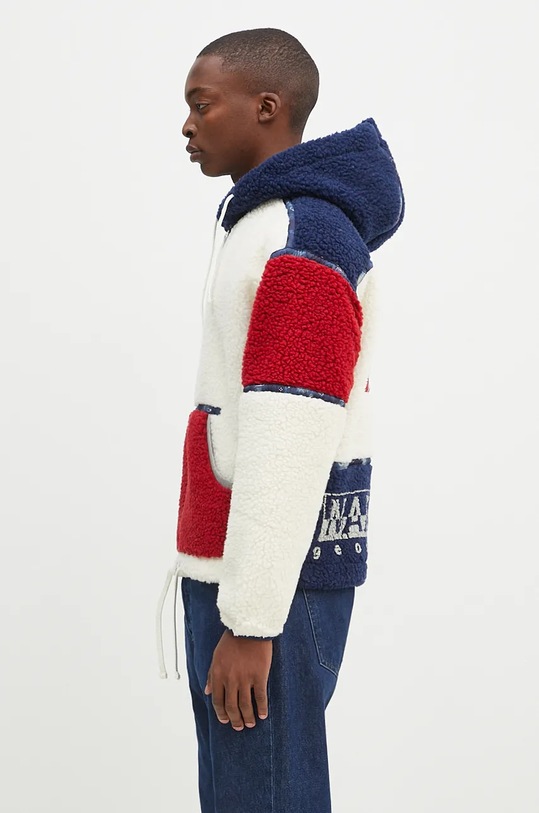 Vlněná bunda Napapijri Yupik Fleece NP0A4IK7MO81 béžová AW24