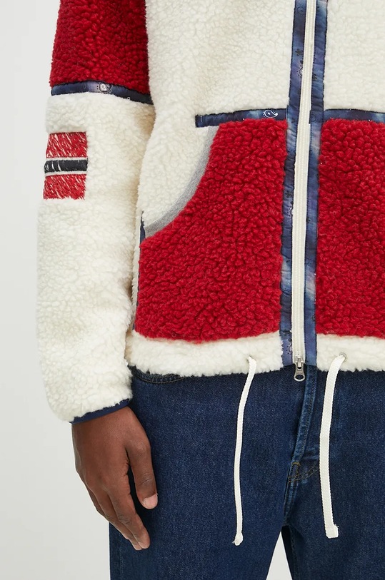 Vlněná bunda Napapijri Yupik Fleece NP0A4IK7MO81 béžová
