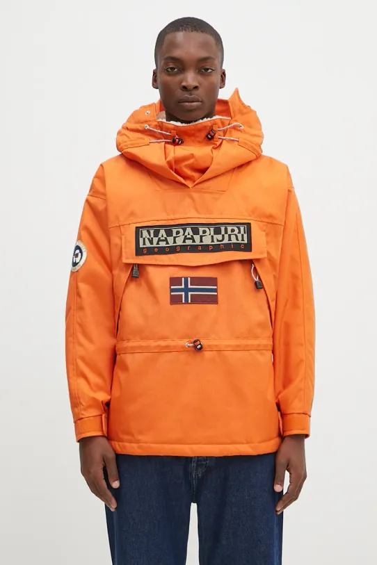 Bunda Napapijri Skidoo 1990 přechodné oranžová NP0A4IK5A681