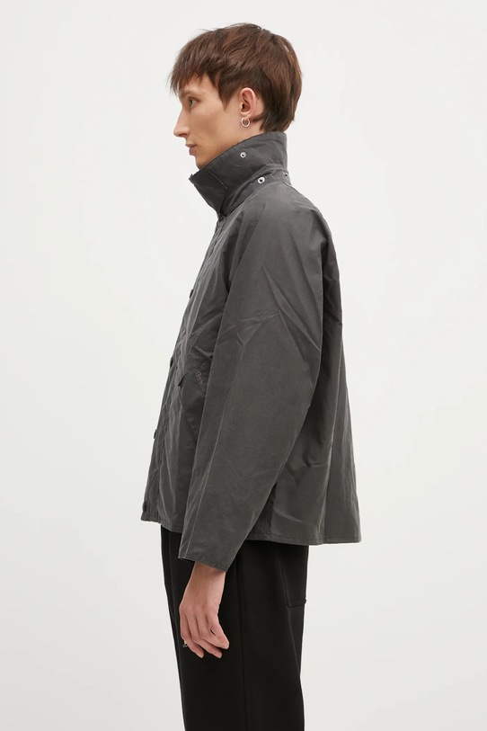 Barbour giacca OS Transport Wax Jacket MWX1678 grigio AW24