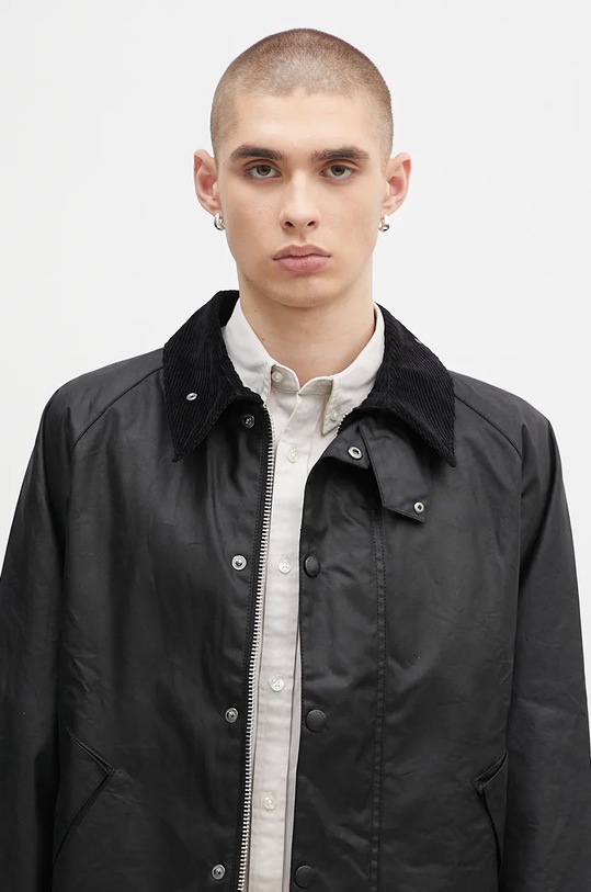 Barbour jacket OS Transport Wax Jacket black MWX1678