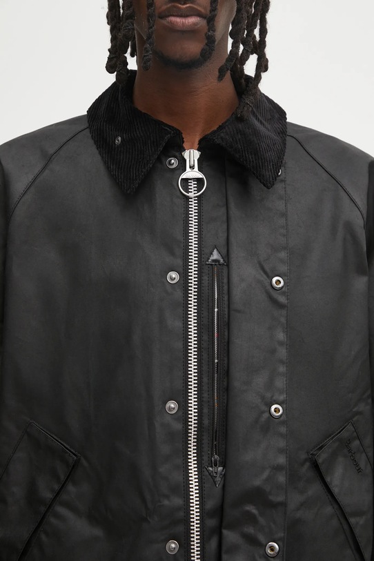 Куртка Barbour OS Transport Wax Jacket чорний MWX1678