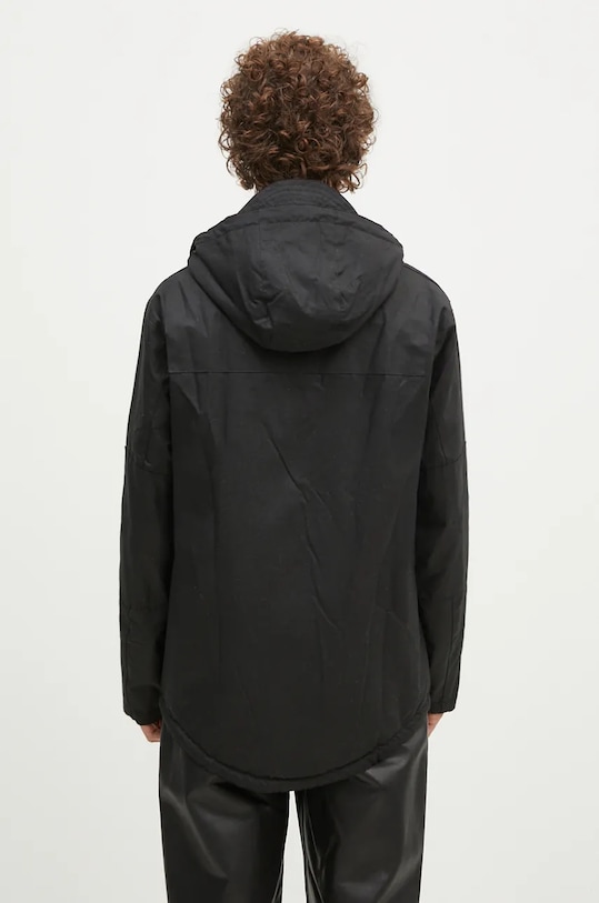 Odzież Barbour kurtka Re-Engineered Durham Wax Jacket MWX2332 czarny