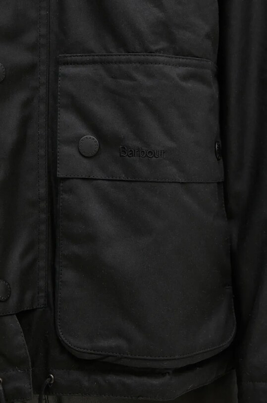 Bunda Barbour Re-Engineered Durham Wax Jacket MWX2332 černá