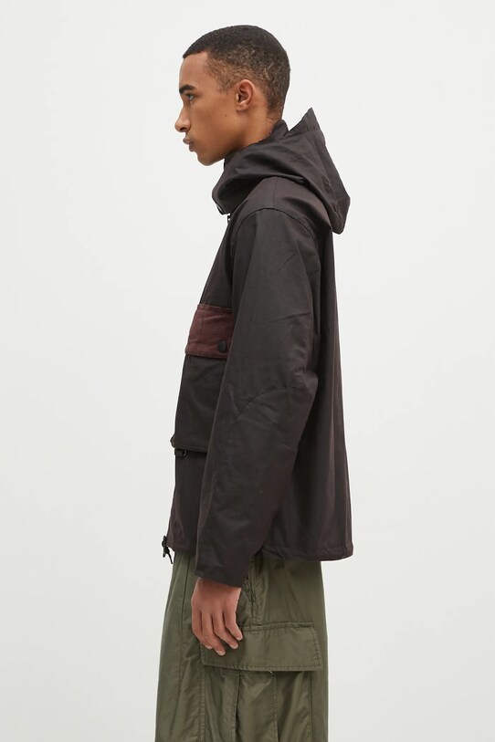 Хлопковая куртка Barbour Re-Engineered Spey Wax Jacket MWX2341 коричневый AW24