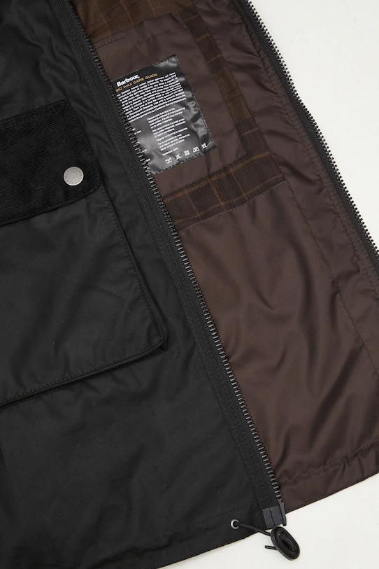 Bavlněná bunda Barbour Re-Engineered Spey Wax Jacket MWX2341 černá
