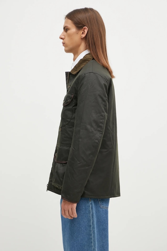 Bunda Barbour Angler Wax Jacket MWX2348 zelená AW24