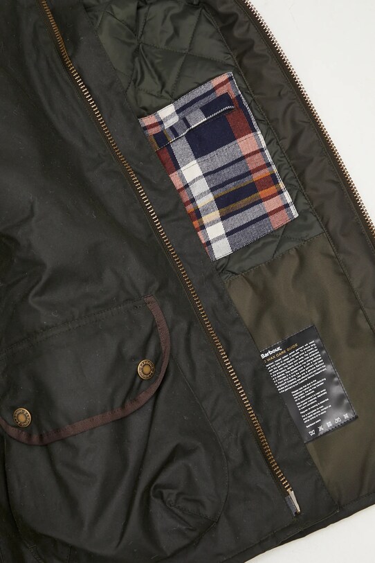 Куртка Barbour Angler Wax Jacket MWX2348 зелений