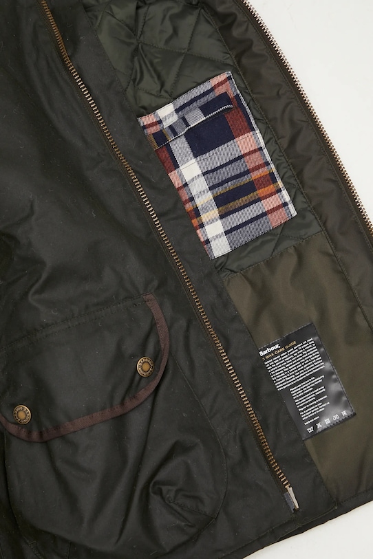 Barbour giacca Angler Wax Jacket MWX2348 verde