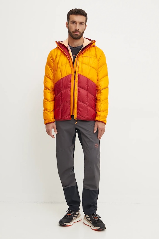 Puhasta športna jakna LA Sportiva Pinnacle Down L82102320 oranžna AW24