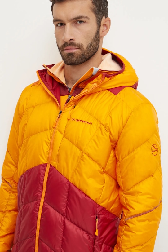 Puhasta športna jakna LA Sportiva Pinnacle Down oranžna L82102320