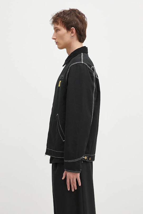 Дрехи Яке тип риза от памук ICECREAM Canvas Lined Work ICW003 черен