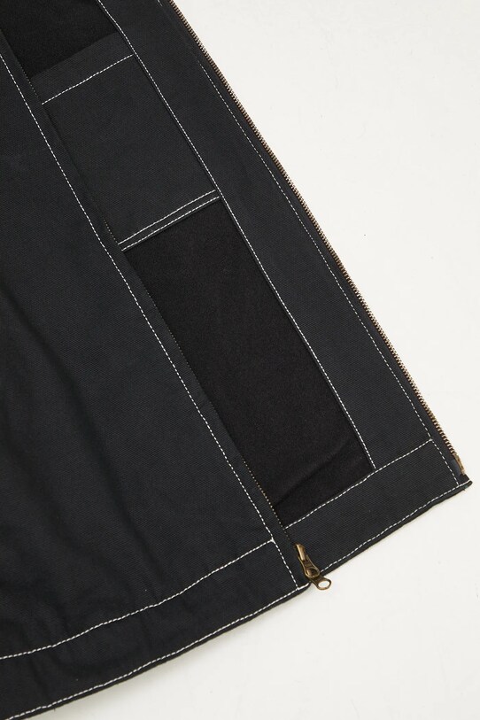 Яке тип риза от памук ICECREAM Canvas Lined Work ICW003 черен