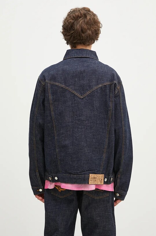 Odzież Billionaire Boys Club kurtka jeansowa Diamonds & Dollars Selvedge Denim B24303 granatowy